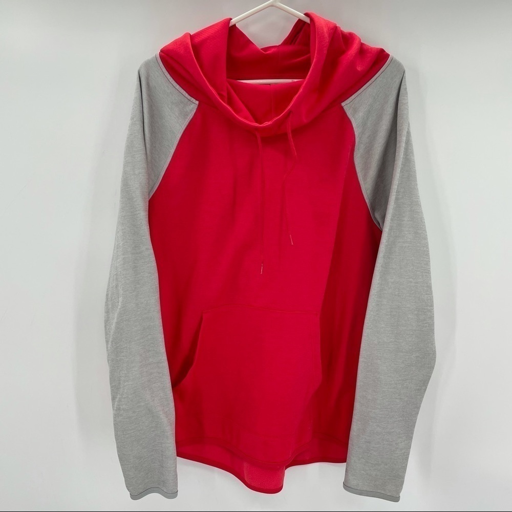 Champion Red and Gray Hoodie